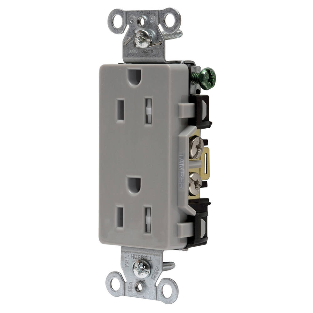 Image of Hubbell Wiring Device-Kellems DR15GRYTR