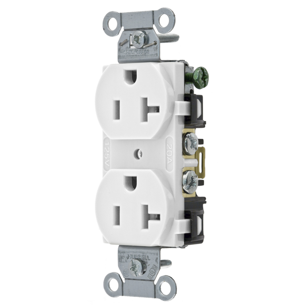Image of Hubbell Wiring Device-Kellems BR20WHI
