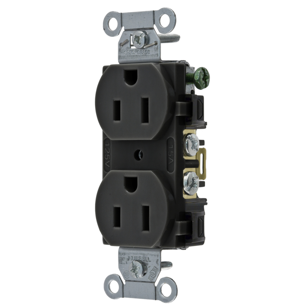 Image of Hubbell Wiring Device-Kellems BR15BLK