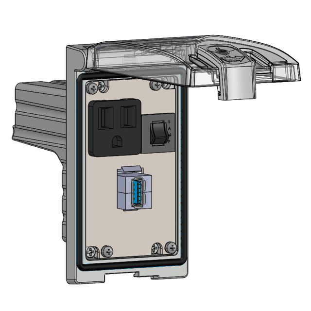 Image of Mencom LP1-DP1-USB-AFAF-R