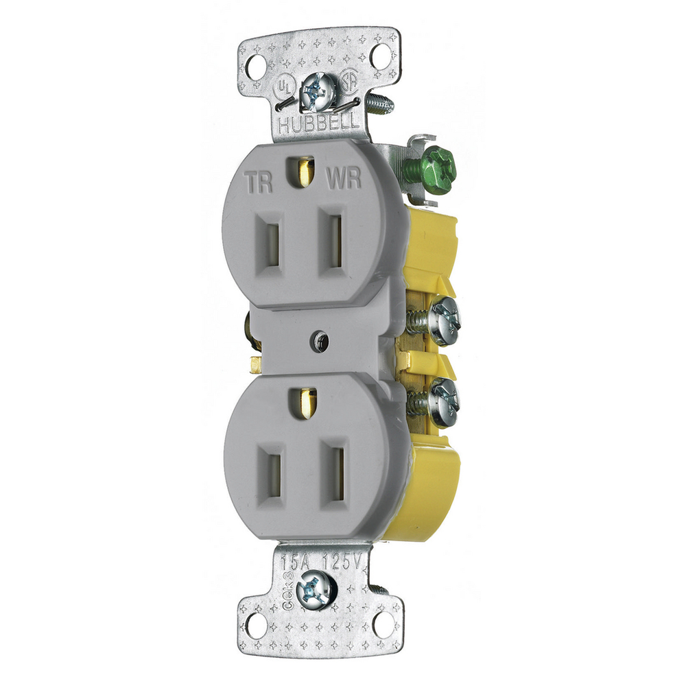 Image of Hubbell Wiring Device-Kellems RR15SGYWRTR