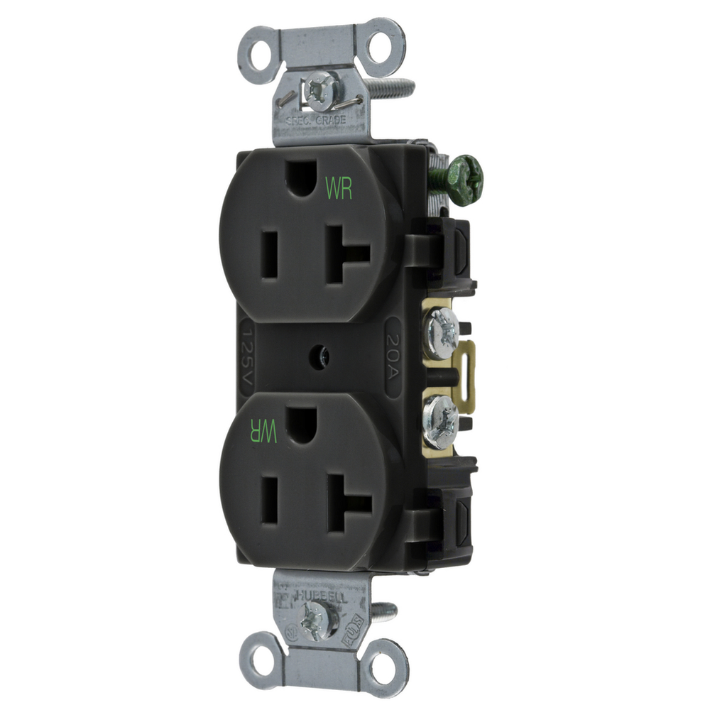 Image of Hubbell Wiring Device-Kellems BR20BLKWR