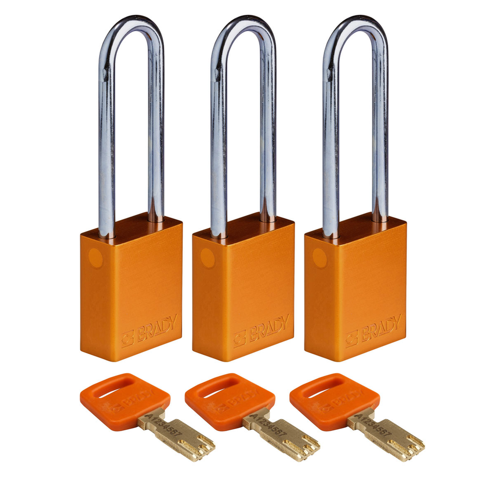 Image of Brady ALU-ORG-76ST-KA3PK