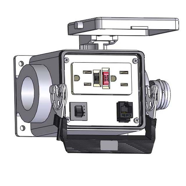 Image of Mencom GF-RJ45-R-P32