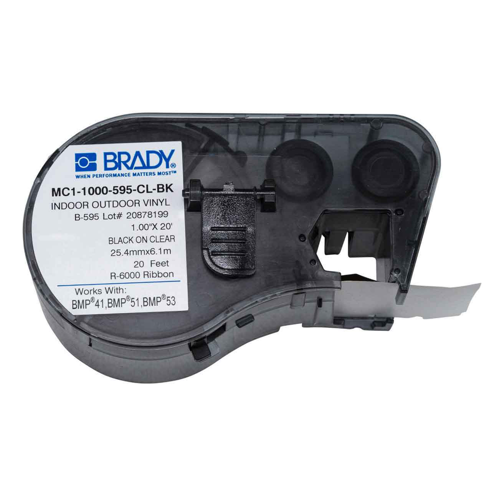 Image of Brady MC1-1000-595-CL-BK