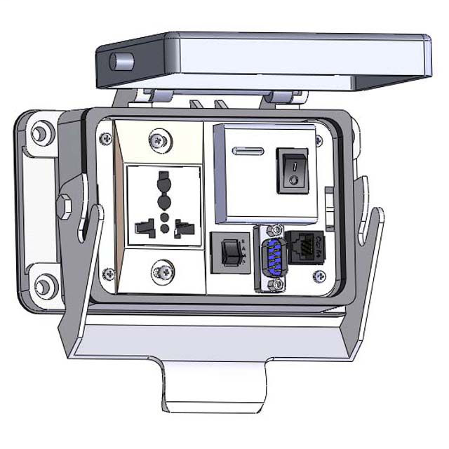 Image of Mencom DUNGF-DB9M-RJ45-R-48