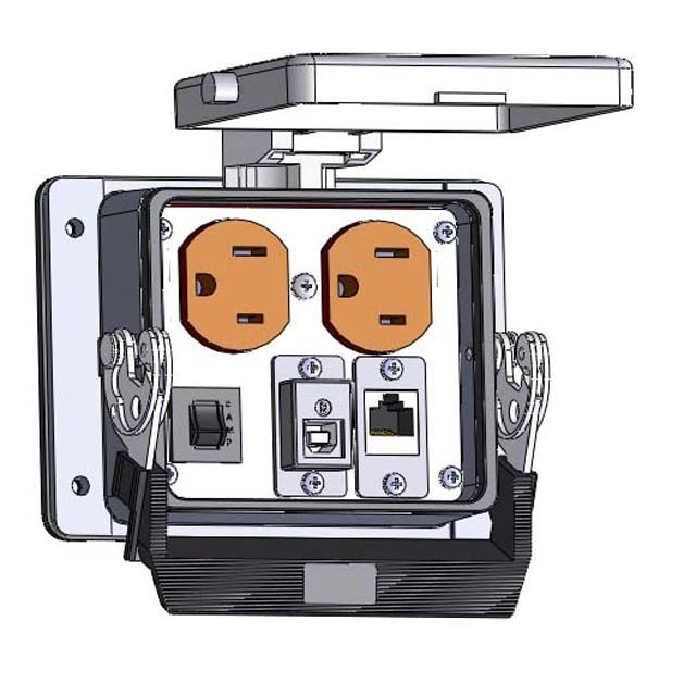 Image of Mencom DP-RJ45S-USB-BFAF-R-32