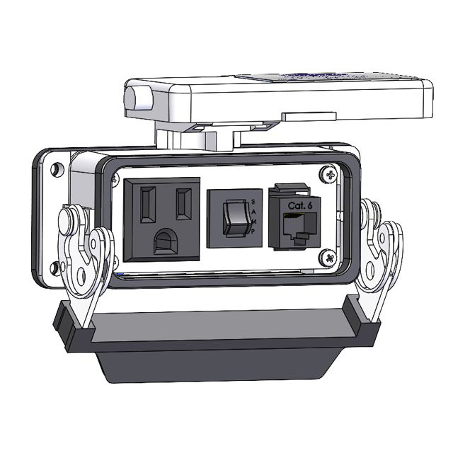 Image of Mencom DP1-RJ45-R-16LS