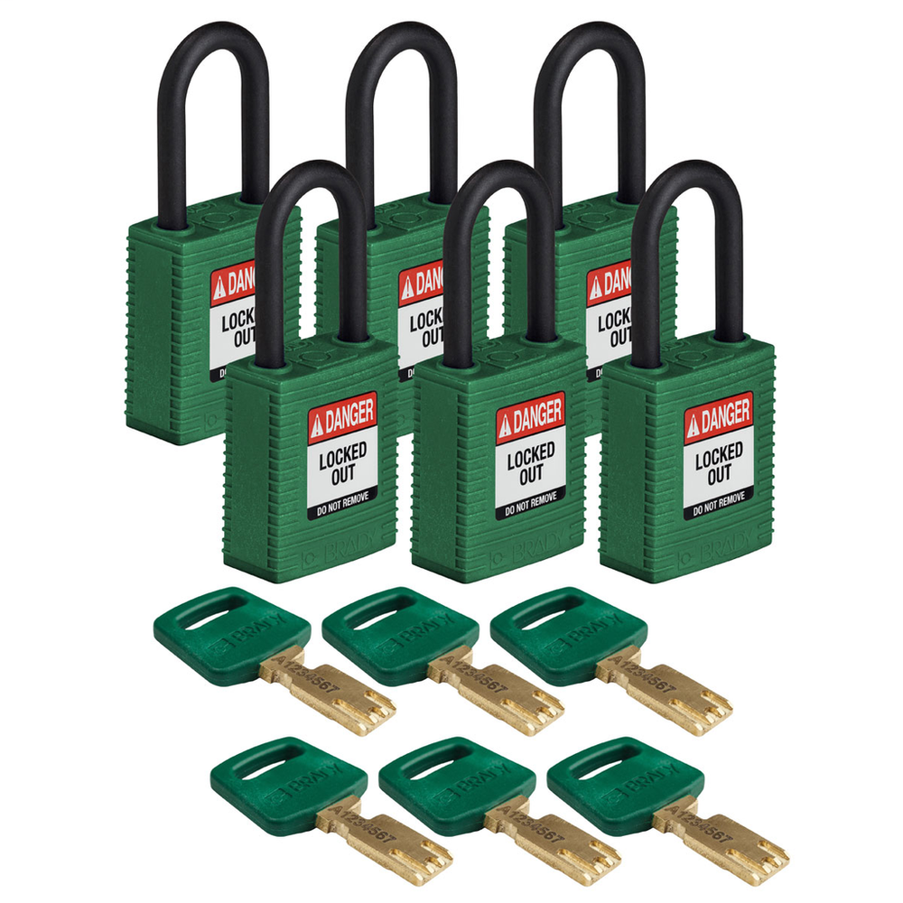 Image of Brady NYL-GRN-38PL-KA6PK