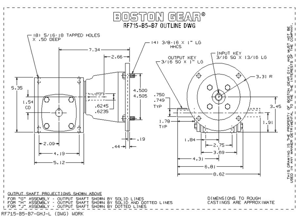 Image of Boston Gear RF715-50-B5-J
