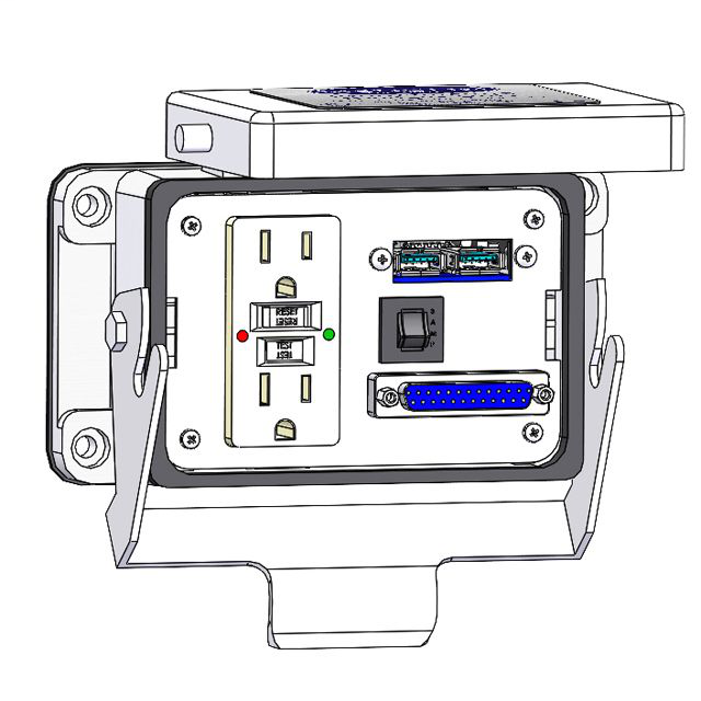 Image of Mencom GF-DB25-USB-R-48
