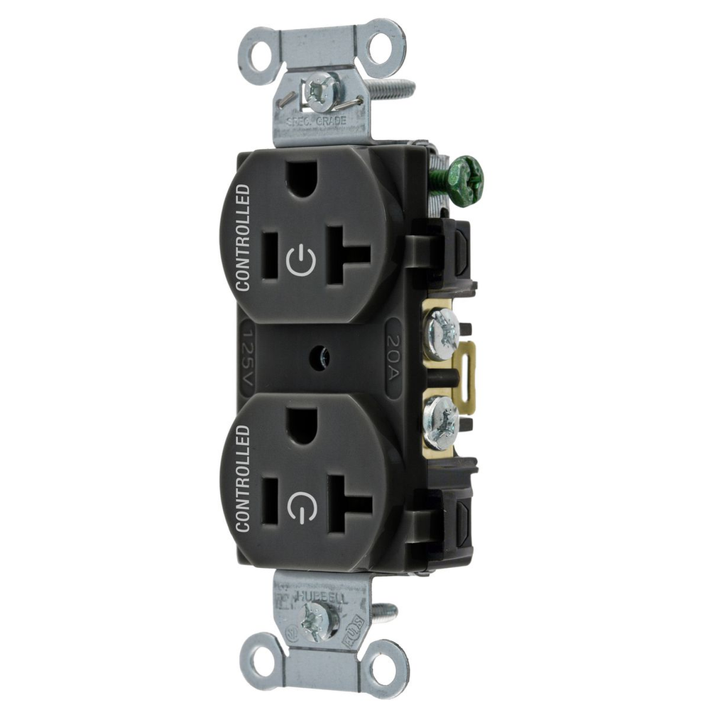 Image of Hubbell Wiring Device-Kellems BR20C2BLK