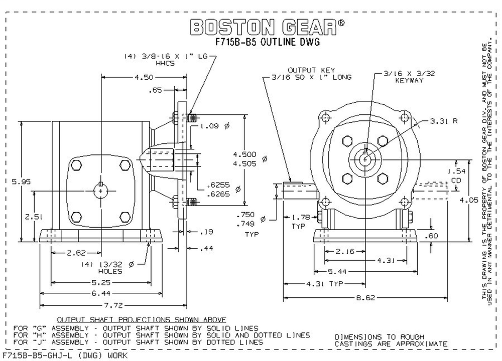 Image of Boston Gear F715B-20-B5-G