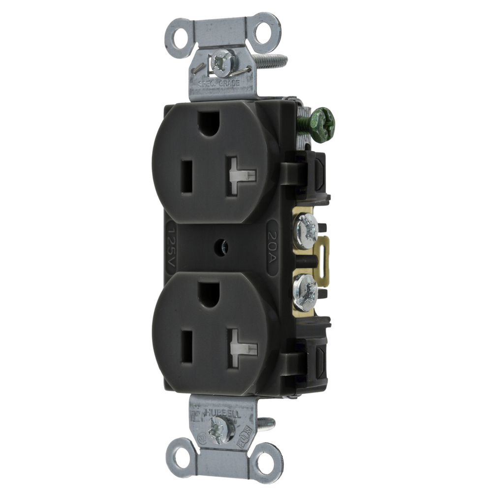 Image of Hubbell Wiring Device-Kellems BR20BLKTR