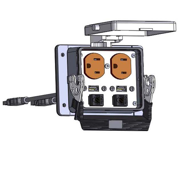 Image of Mencom DP-2USB-10-2RJ45-32