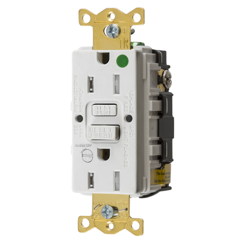 Image of Hubbell Wiring Device-Kellems GFTRST82WB