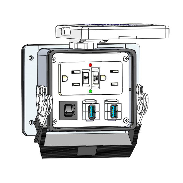 Image of Mencom GF-2USB-AFAF-R-32