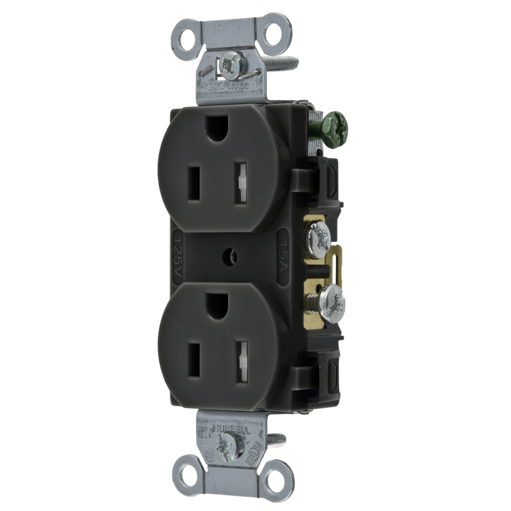 Image of Hubbell Wiring Device-Kellems CR15BLKTR