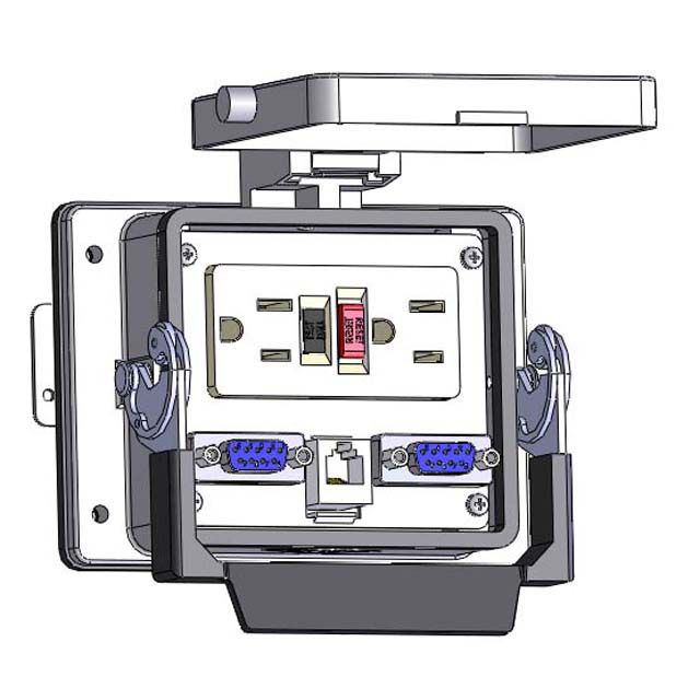 Image of Mencom GF-2DB9-RJ11-32