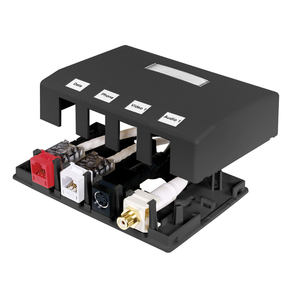 Image of Hubbell Premise Wiring HSB4BK