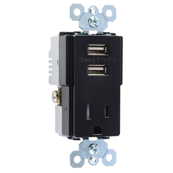 Image of Pass & Seymour TM8USBBKCC6