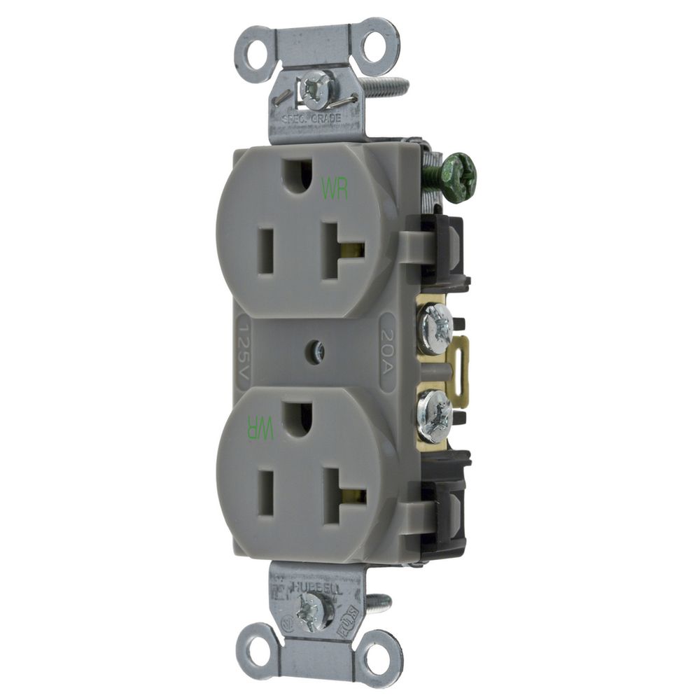 Image of Hubbell Wiring Device-Kellems BR20GRYWR