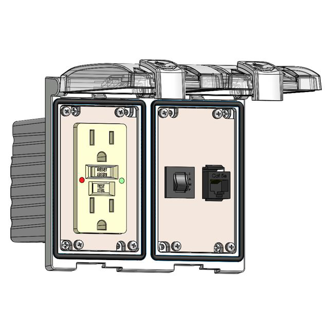 Image of Mencom LP2-GF-RJ45-R