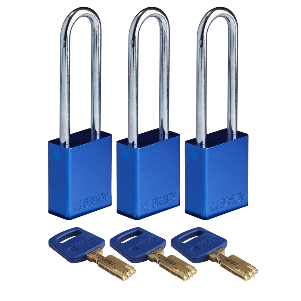Image of Brady ALU-BLU-76ST-KA3PK