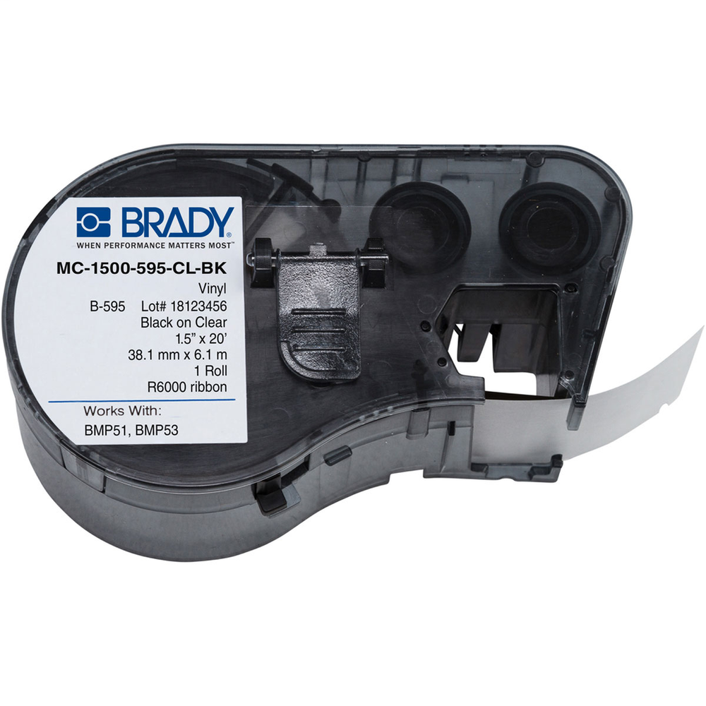 Image of Brady MC-1500-595-CL-BK