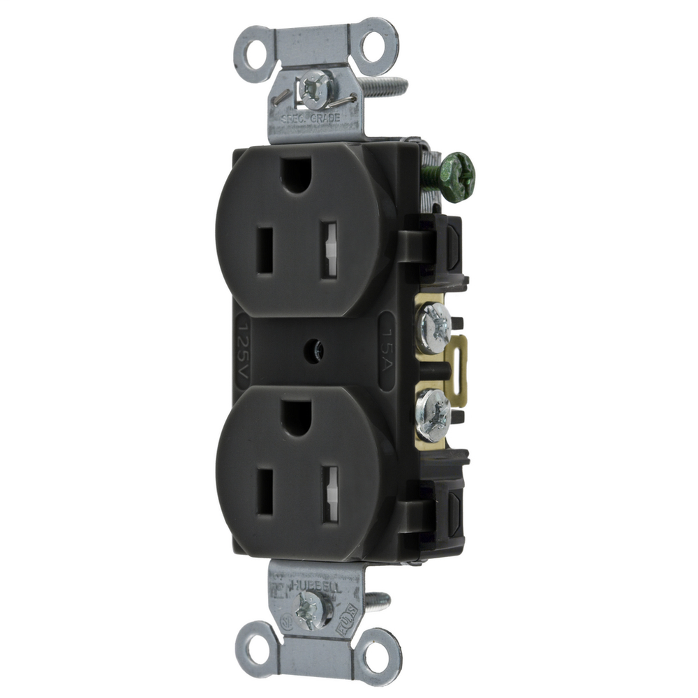 Image of Hubbell Wiring Device-Kellems BR15BLKTR