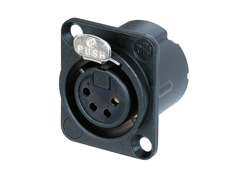 Image of Neutrik NC4FD-LX-B