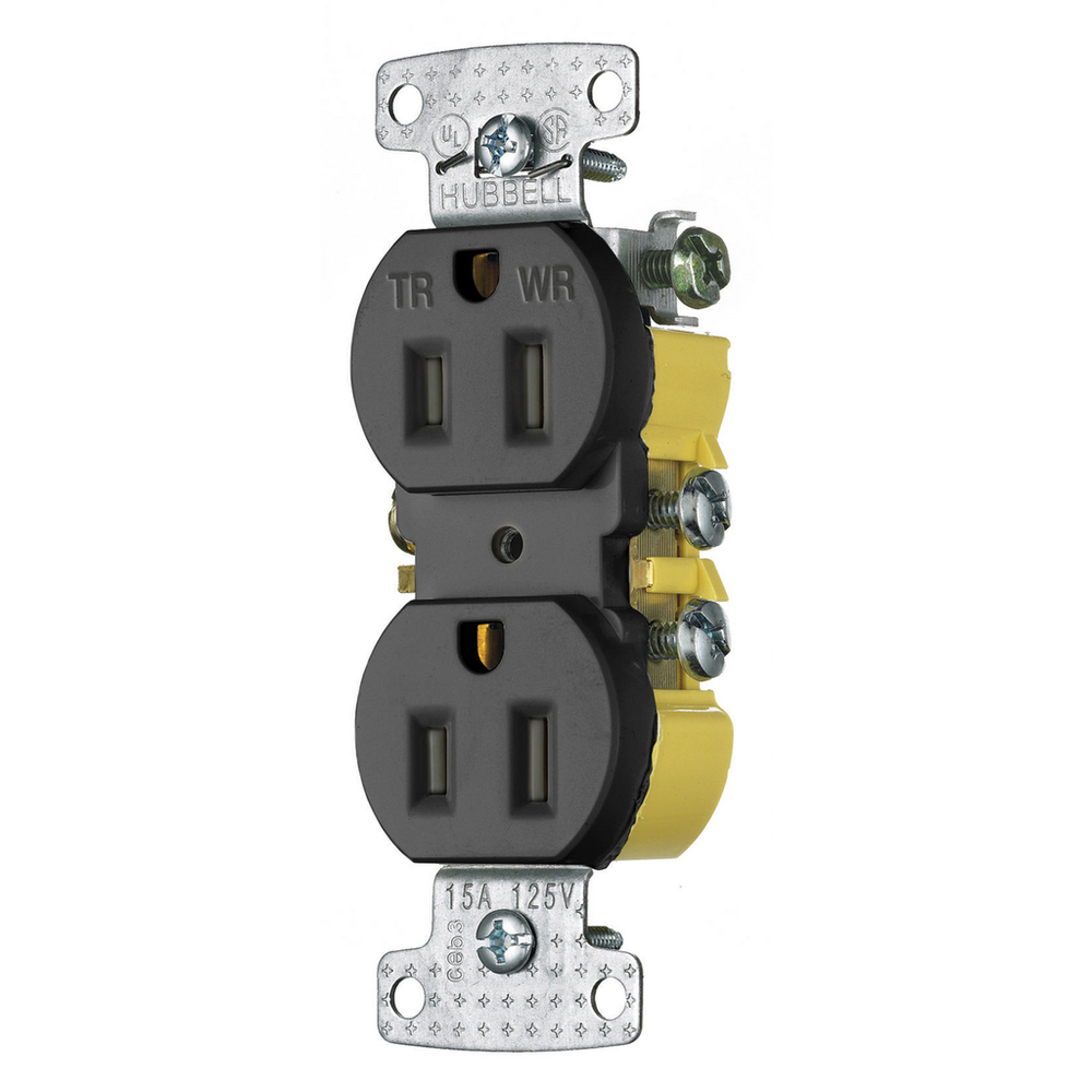 Image of Hubbell Wiring Device-Kellems RR15SBKWRTR