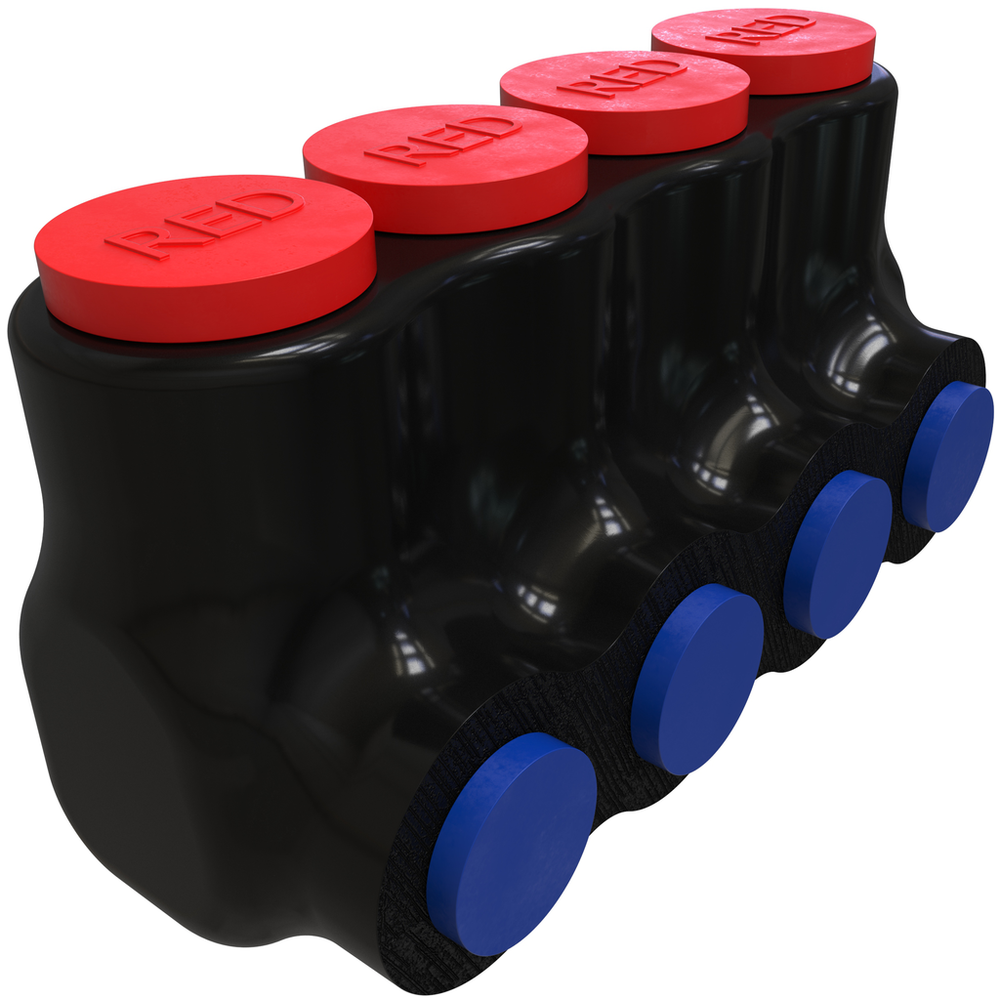 Image of ILSCO PBTI-4-4-F-RED