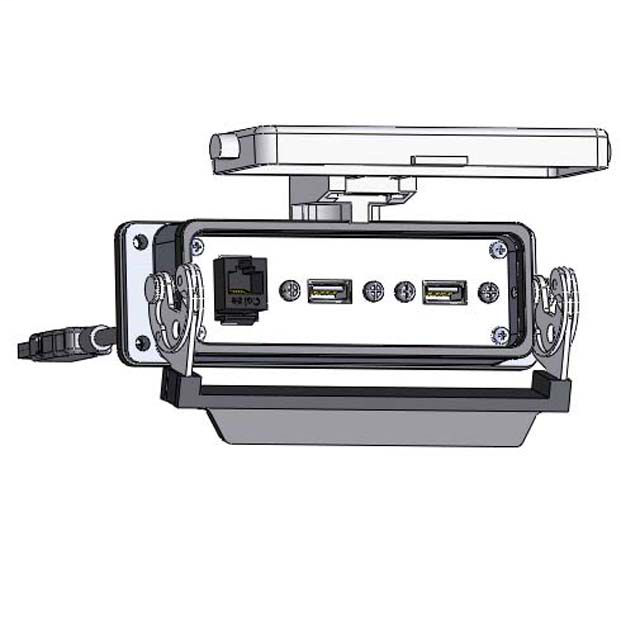 Image of Mencom RJ45-2USB-06-24
