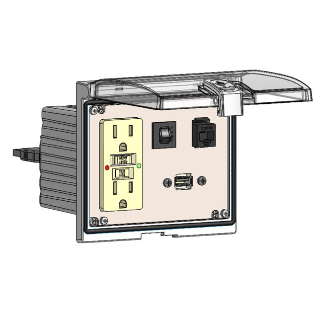 Image of Mencom LP3-GF-RJ45-USB-10-R
