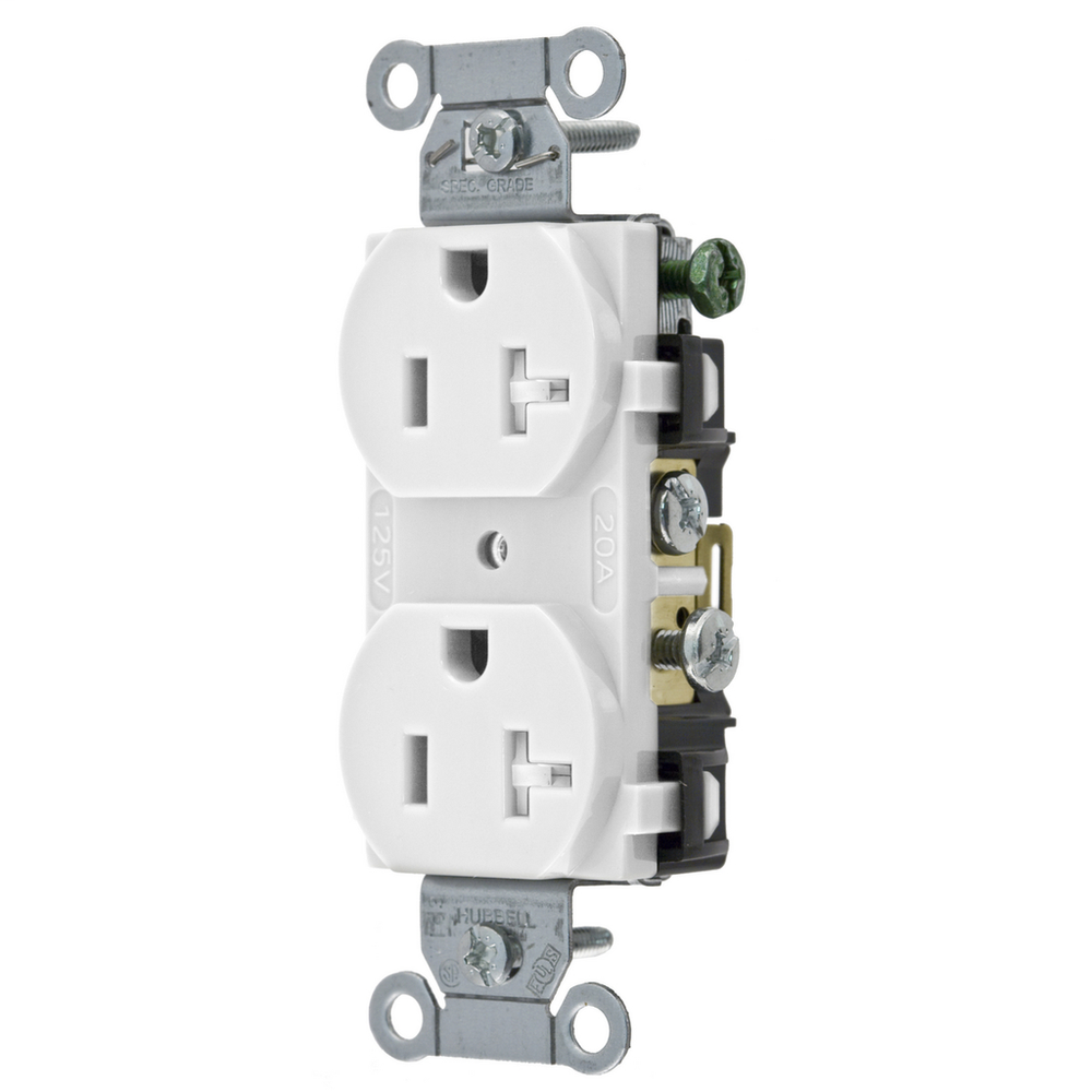 Image of Hubbell Wiring Device-Kellems CR20WHITR