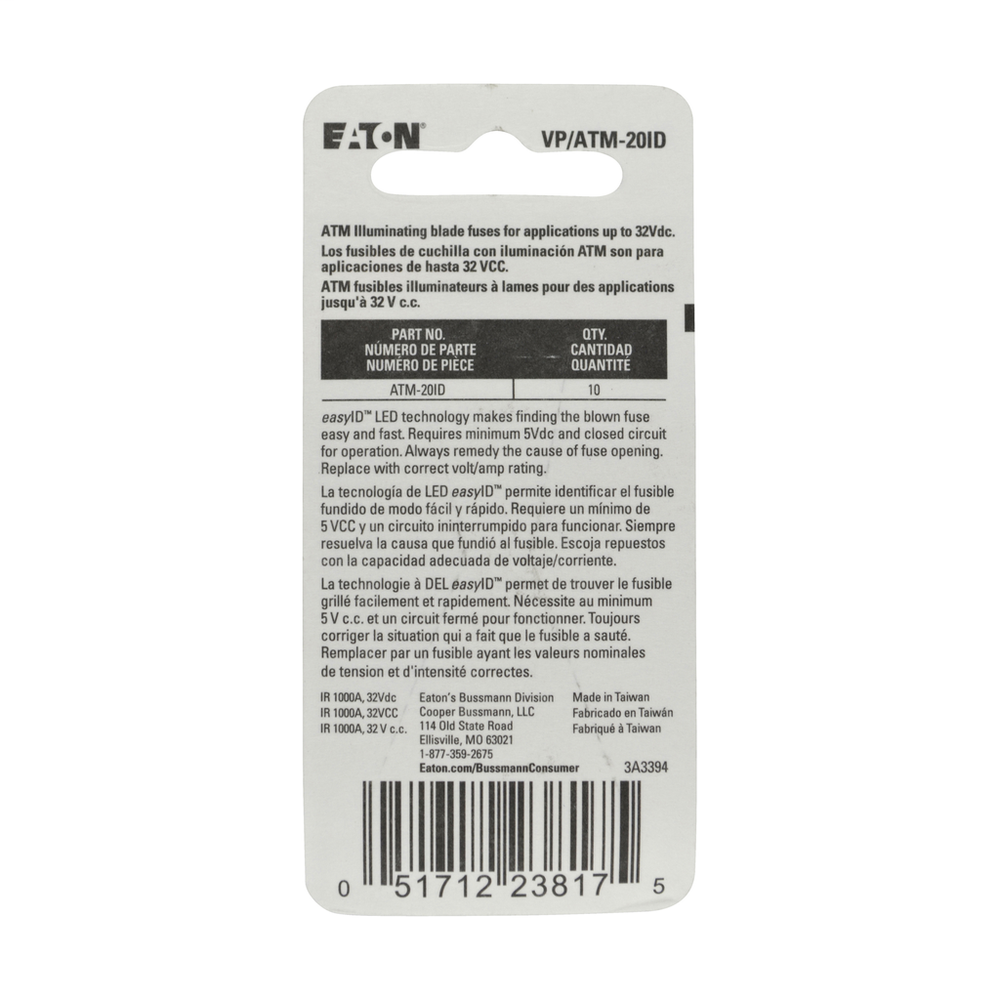Image of Bussmann VP/ATM-20ID