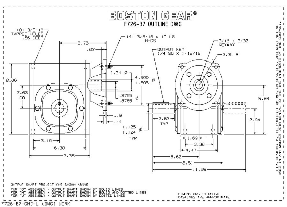 Image of Boston Gear F726-30-B7-G