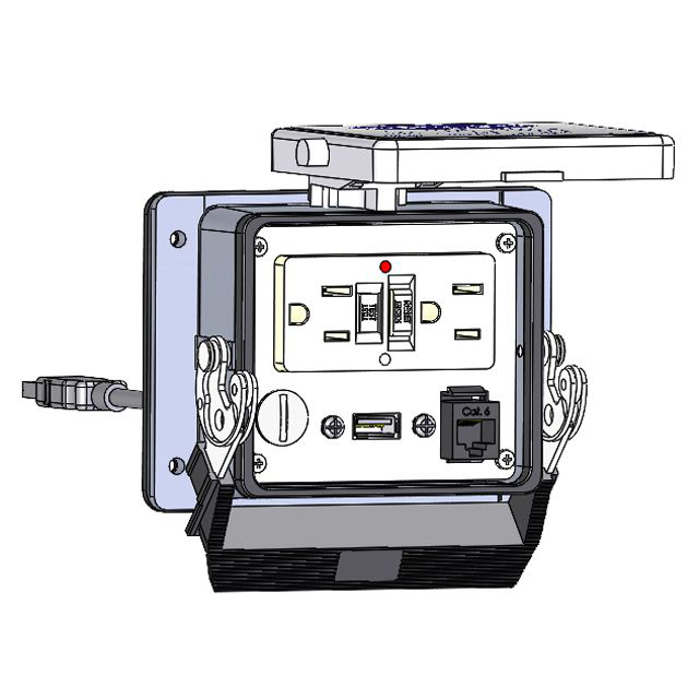 Image of Mencom GF-RJ45-USB-10-32