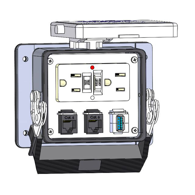 Image of Mencom GF-2RJ45-USB-AFAF-32