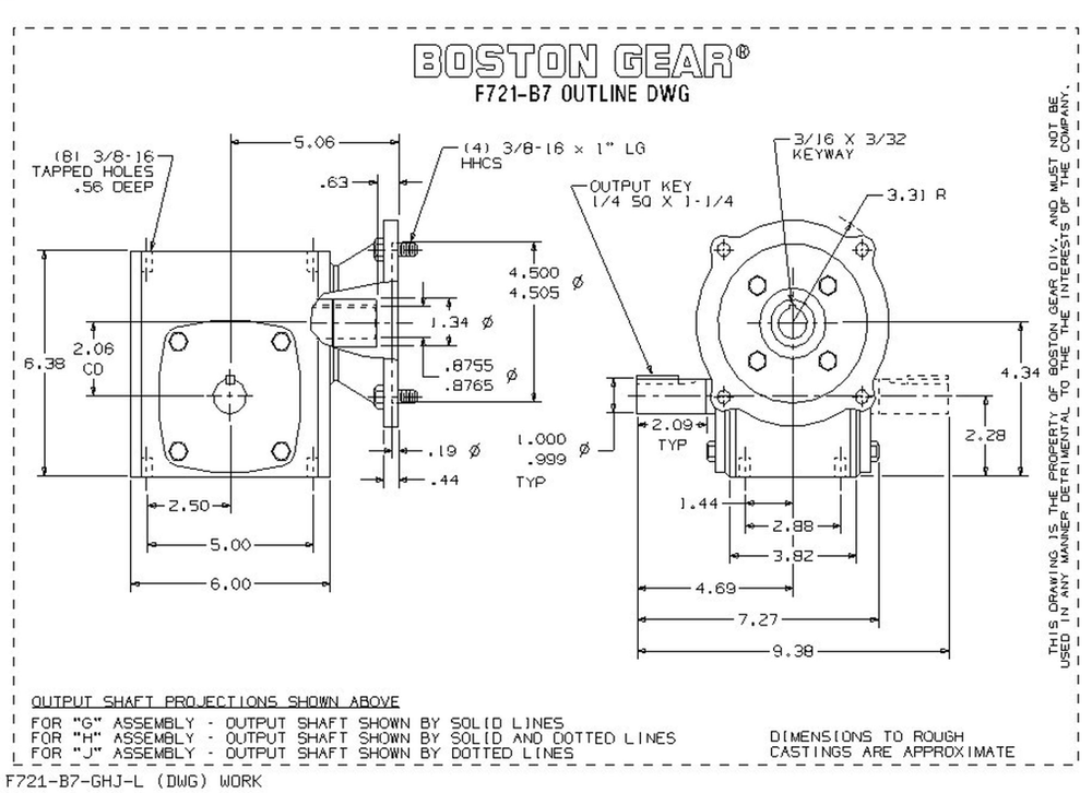 Image of Boston Gear F721-10-B7-G