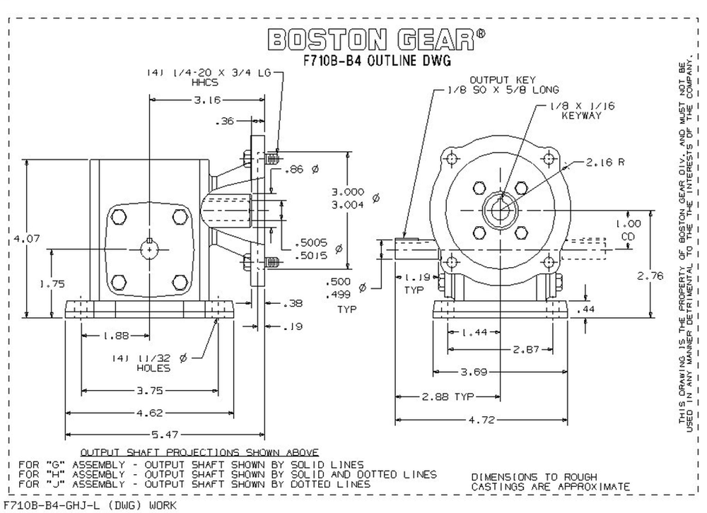 Image of Boston Gear F710B-50-B4-J