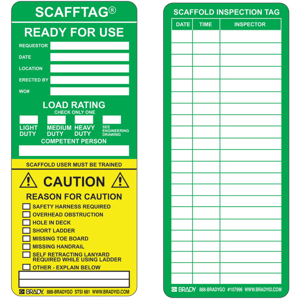 Image of Brady SCAF-STSI 681