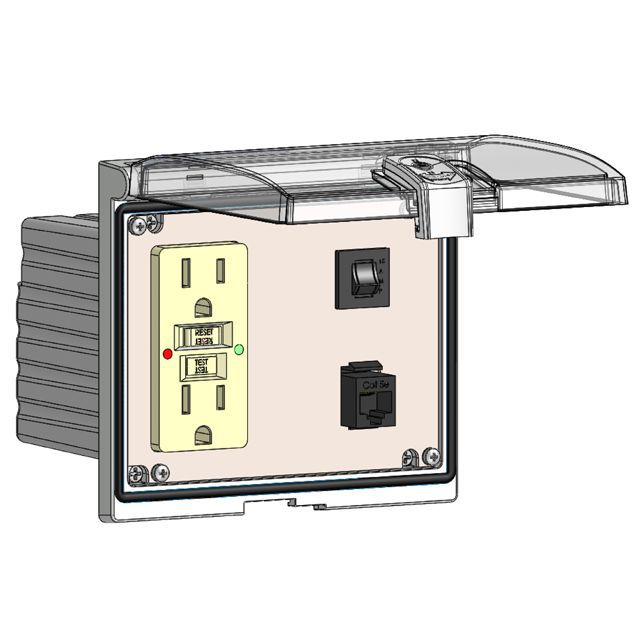 Image of Mencom LP3-GF-RJ45-15R