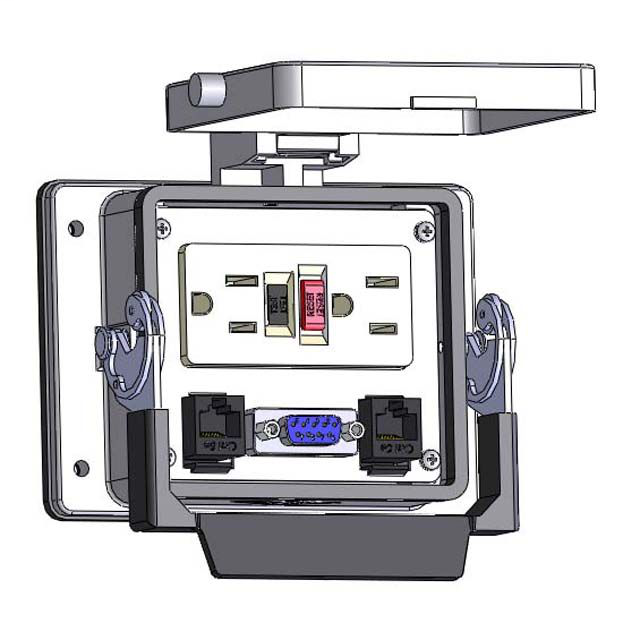 Image of Mencom GF-DB9-2RJ45-32
