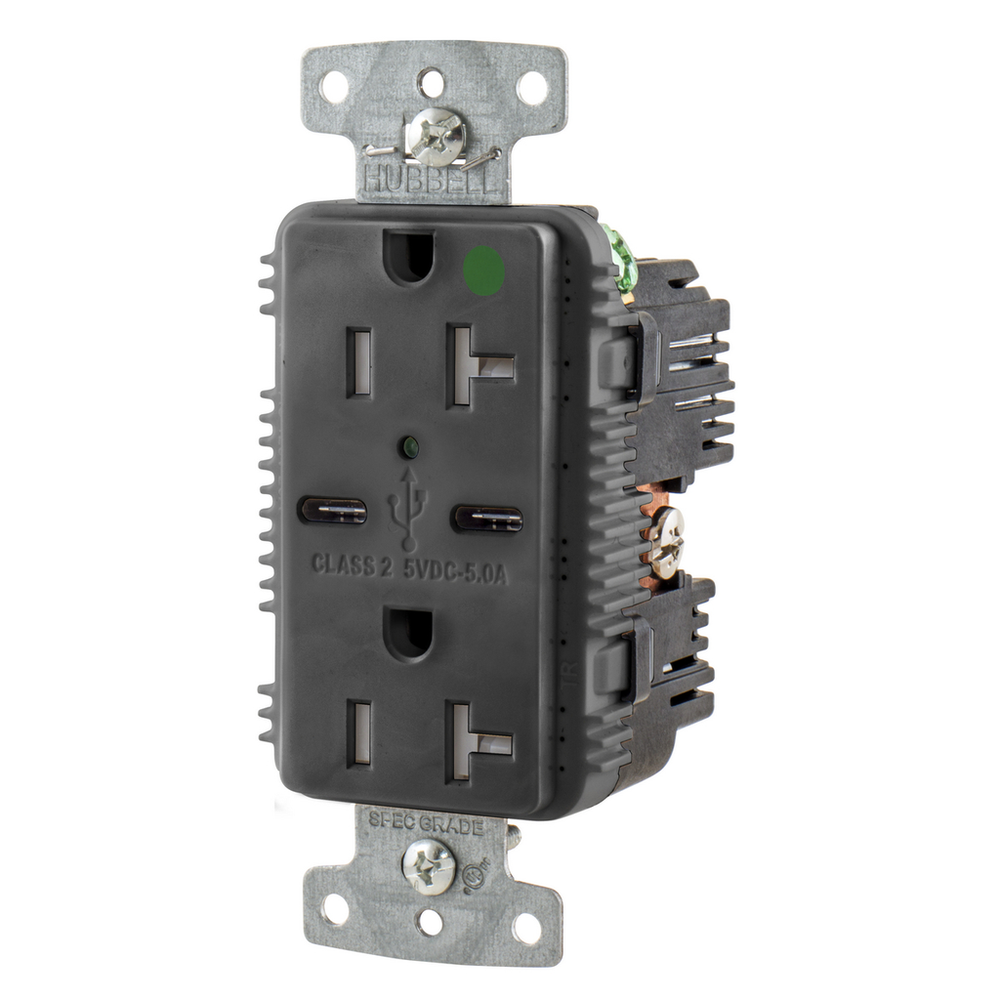 Image of Hubbell Wiring Device-Kellems USB8300C5BK