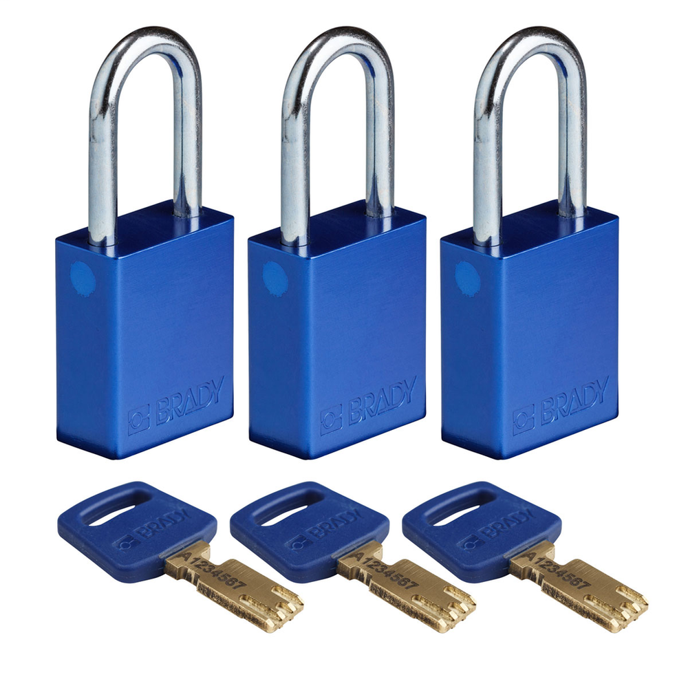 Image of Brady ALU-BLU-38ST-KA3PK