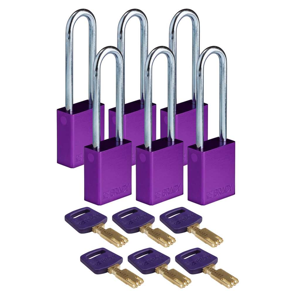 Image of Brady ALU-PRP-76ST-KD6PK