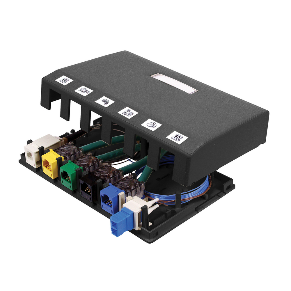 Image of Hubbell Premise Wiring HSB6BK
