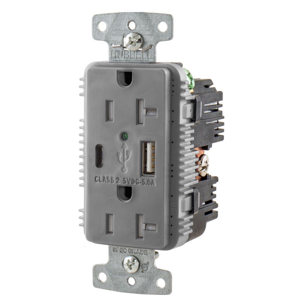 Image of Hubbell Wiring Device-Kellems USB20AC5GY
